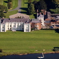 Combermere Abbey from the air 