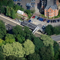 Alderley Edge railway station aerial photograph