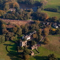Nether Alderley  from the air