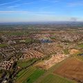 Alsager Cheshire aerial photograph