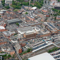 Altrincham  town centre  Cheshire, from the air