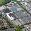 The Linotype and Machinery Company (L&M) Factory , Broadheath , Altrincham from the air