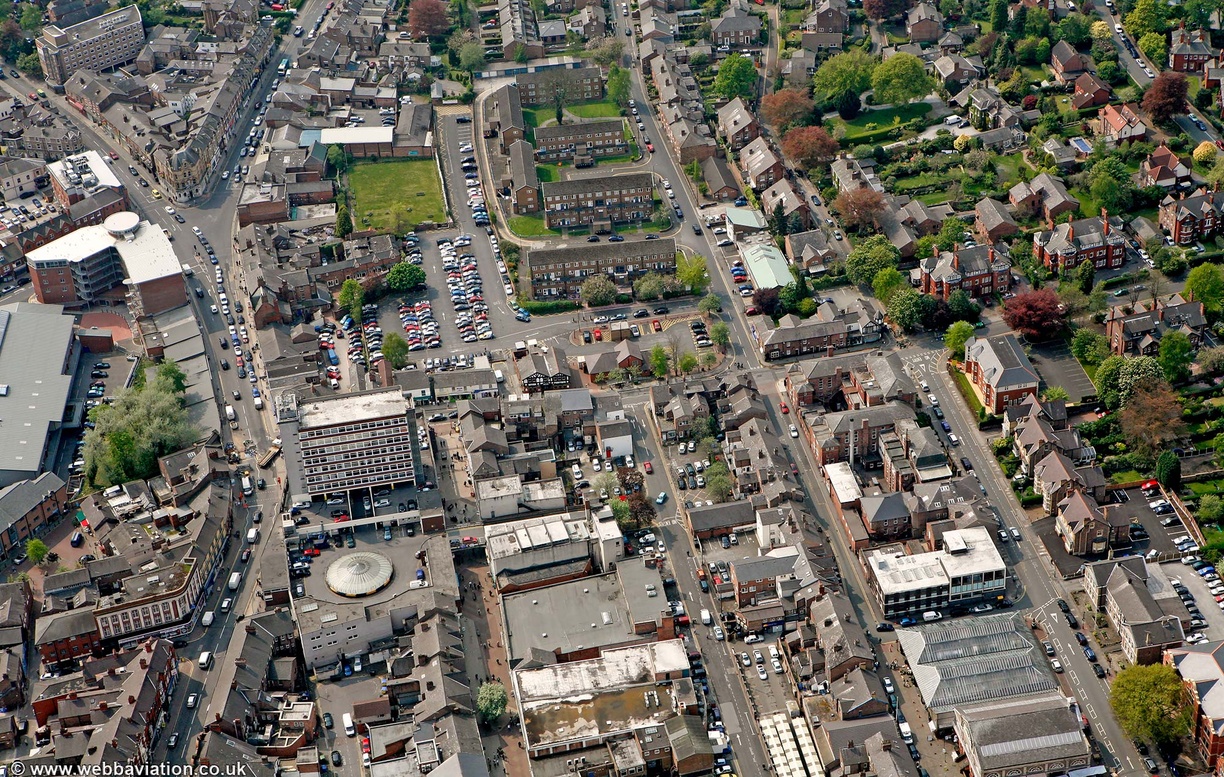  Regent Rd Altrincham WA14  from the air