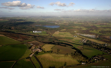 Eddisbury hill fort  from the air