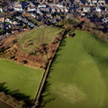 Helsby hill fort from the air