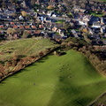Helsby hill fort from the air