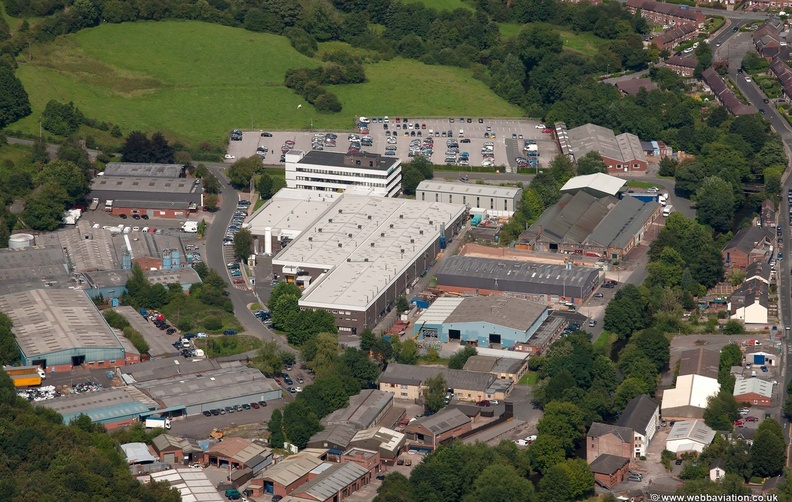 Siemens factory,  Congleton  from the air