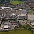 Bentley Motor Works Factory Crewe  from the air