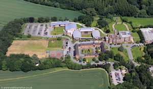 Crewe Hall from the air
