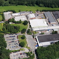 Crewe Hall Enterprise Park from the air