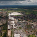 Crewe Loco Works  from the air
