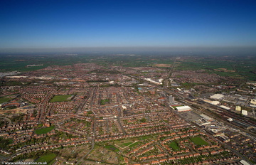 Crewe from the air