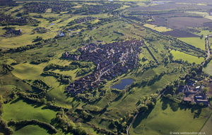 Wychwood Village, Crewe from the air