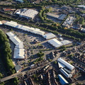 Grand Junction Retail Park Crewe from the air