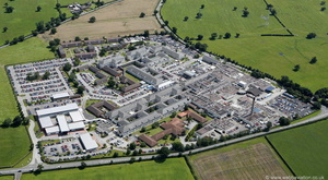 Leighton Hospital Crewe from the air