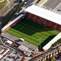 Alexandra Stadium Crewe  from the air