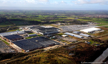 Vauxhall plant Ellesmere Port aerial photograph