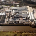 Bridgewater Paper mill  North Road Ellesmere Port from the air