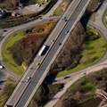 M53 Motorway at  Ellesmere Port from the air