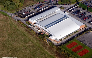 Total Fitness Wilmslow  from the air