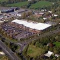 Stanley Green Retail Park from the air