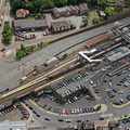 Macclesfield railway station aerial photograph