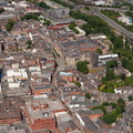 Macclesfield Cheshire UK  from the air