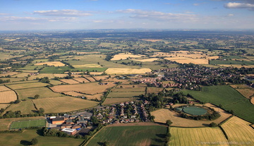 Oathills Malpas Cheshire from the air