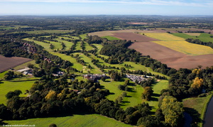 Vale Royal Abbey Golf Course from the air 