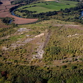former tailings ponds in Northwhich  from the air 