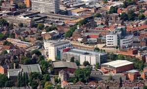 Sale town centre  from the air