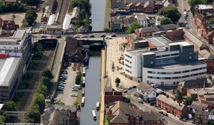 Sale Waterside development  Sale Cheshire M33 from the air