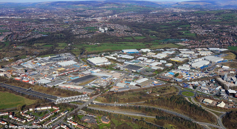 Bredbury Park Industrial Estate aerial photograph