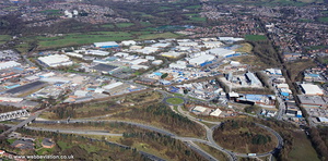 Whitefield Road Industrial Estate, Bredbury,  aerial photograph