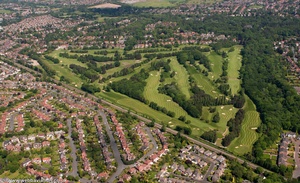 Bramall Park Golf Club from the air