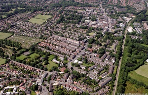  Cheadle Stockport Cheshire from the air