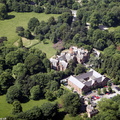Abney Hall Cheadle  from the air