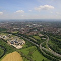 Cheadle Heath  Stockport Cheshire aerial photograph