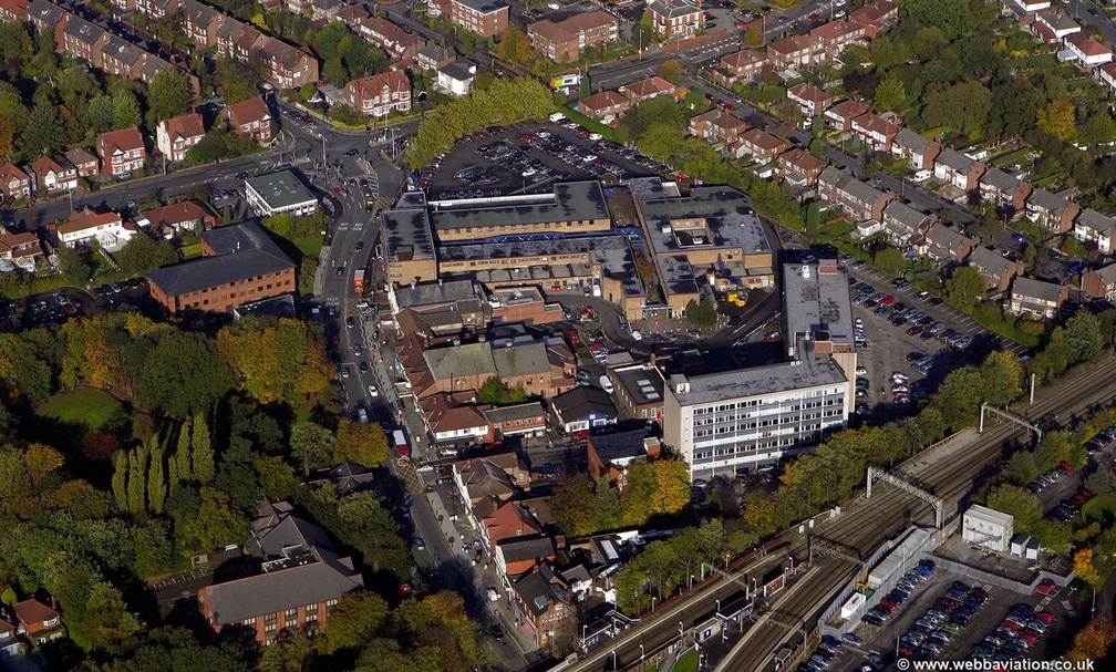 Cheadle Hulme Stockport  SK8  from the air