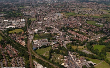  Hazel Grove Stockport from the air