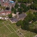 Norbury Parish Church  Hazel Grove from the air
