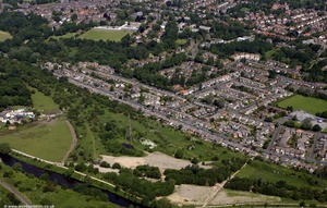 Heaton Mersey from the air