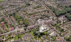 High Lane Stockport SK6   from the air