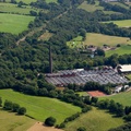 Strines Printworks, Strines Stockport SK6 from the air