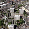 Mottram Street Redevelopment Area Stockport  Cheshire from the air