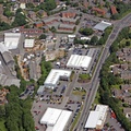 St Marys Way Stockport  from the air
