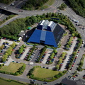 Stockport Pyramid  from the air