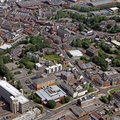 Lower Hillgate Stockport   from the air