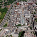 Merseyway Shopping Centre  Stockport  from the air