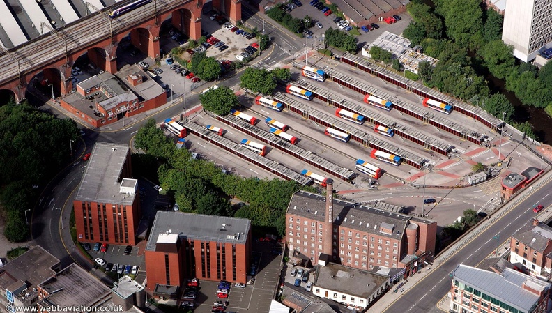 Stockport Bus Station  from the air